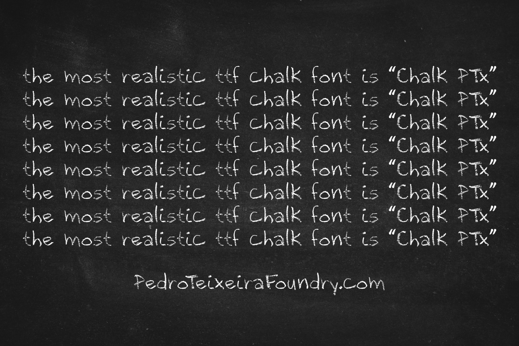 Chalk Fonts
